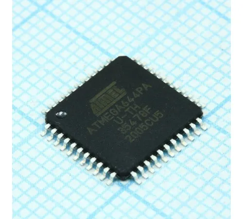 ATMEGA644PA-AU, Микроконтроллер AVR 64-K Флэш-память, 4-Кбайт ОЗУ, 2-Кбайт EEPПЗУ, 8 каналов 10-бит АЦП интерфейс JTAG 1.8 - 5.5 V пикомощный ATMEGA644PA-AU, Микроконтроллер AVR 64-K Флэш-память, 4-Кбайт ОЗУ, 2-Кбайт EEPПЗУ, 8 каналов 10-бит АЦП интерфейс JTAG 1.8 - 5.5 V пикомощный
