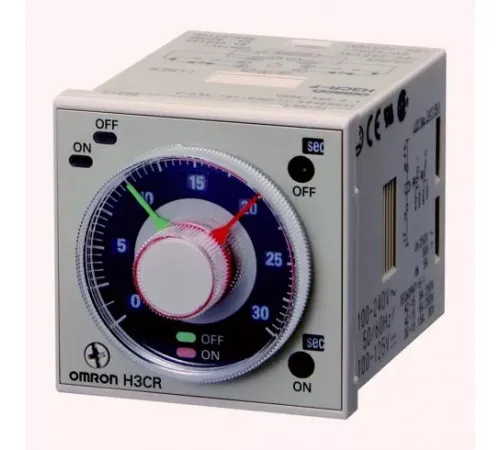 Твердотельный сдвоенный таймер Omron H3CR-F AC24-48/DC12-48 Твердотельный сдвоенный таймер Omron H3CR-F AC24-48/DC12-48