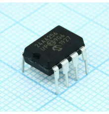 24AA256-I/P, Энергонезависимое ППЗУ 256K-бит 400КГц