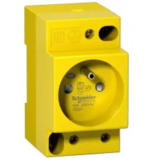 ЩИТ.РОЗ. PC DIN 2П+T 16A 250В КРАСНАЯ