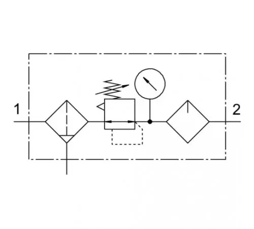 Блок подготовки воздуха Festo FRC-1/2-D-5M-MIDI
