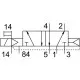 Распределитель с электромагнитным управлением Festo CPVSC1-M1H-M-T-Q3