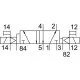Распределитель с электромагнитным управлением Festo CPVSC1-M1H-J-P-QB