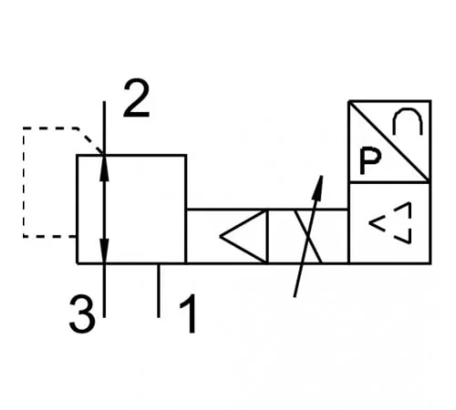 Пропорциональный регулятор давления Festo MPPES-3-1/2-10-420 Пропорциональный регулятор давления Festo MPPES-3-1/2-10-420