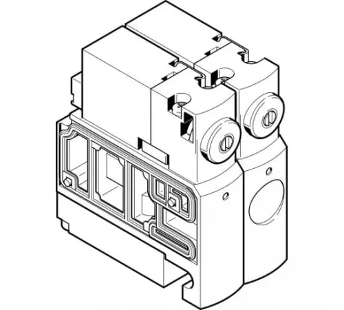 Распределитель с электромагнитным управлением Festo CPVSC1-M1H-J-P-M5