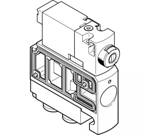 Распределитель с электромагнитным управлением Festo CPVSC1-M1H-K-H-Q3C