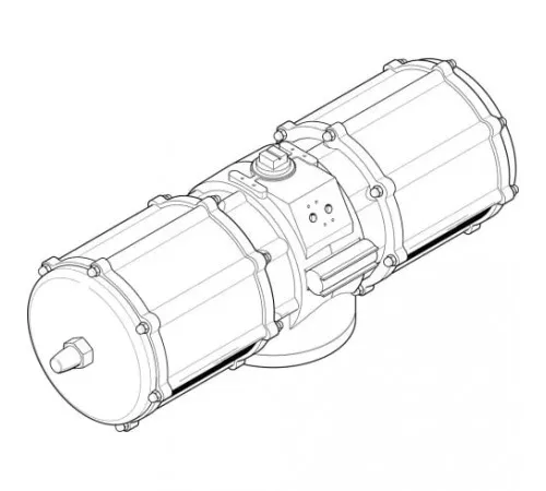 Неполноповоротный привод Festo DAPS-4000-090-RS4-F25