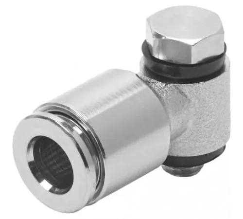 Штуцер цанговый угловой с наружным шестигранником Festo NPQM-LH-G38-Q8-P10 Штуцер цанговый угловой с наружным шестигранником Festo NPQM-LH-G38-Q8-P10