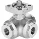 Шаровой кран Festo VZBA-1-GGG-63-32T-F0405-V4V4T Ру63 Ду25 (PN63 DN25)