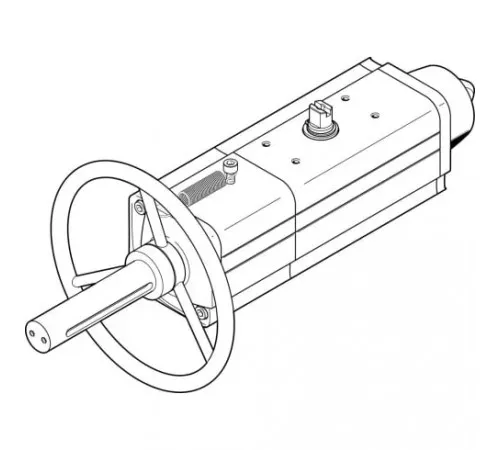 Неполноповоротный привод Festo DAPS-0120-090-RS3-F0710-MW