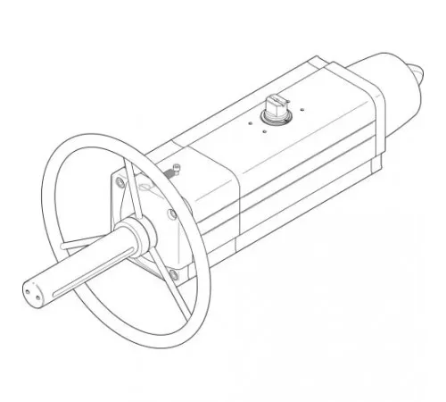 Неполноповоротный привод Festo DAPS-0360-090-RS1-F1012-MW Неполноповоротный привод Festo DAPS-0360-090-RS1-F1012-MW
