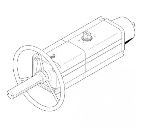 Неполноповоротный привод Festo DAPS-0480-090-RS2-F1012-MW