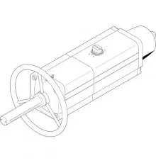 Неполноповоротный привод Festo DAPS-0960-090-RS2-F1216-MW
