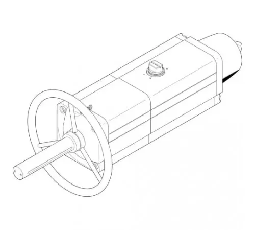 Неполноповоротный привод Festo DAPS-0720-090-RS1-F14-MW Неполноповоротный привод Festo DAPS-0720-090-RS1-F14-MW