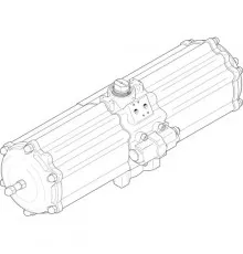 Неполноповоротный привод Festo DAPS-1920-090-RS2-F16-T6