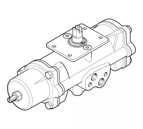 Неполноповоротный привод Festo DAPS-0015-090-RS1-F03-CR Неполноповоротный привод Festo DAPS-0015-090-RS1-F03-CR