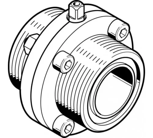 Поворотный затвор пищевой Festo VZFB-SZ-11/2”-TT-V2V2V Поворотный затвор пищевой Festo VZFB-SZ-11/2”-TT-V2V2V