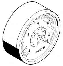 Вакуумметр Festo VAM-63-V1/9-R1/4-EN
