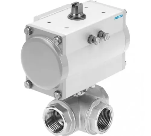 Шаровой кран с приводом Festo VZBM-A-1/4-RP-25-F-3T-B2-PA10 Ру25 Ду8 (PN25 DN8) Шаровой кран с приводом Festo VZBM-A-1/4-RP-25-F-3T-B2-PA10 Ру25 Ду8 (PN25 DN8)