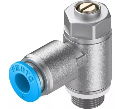 Дроссель с обратным клапаном Festo GRLZ-1/8-QS-6-D Дроссель с обратным клапаном Festo GRLZ-1/8-QS-6-D