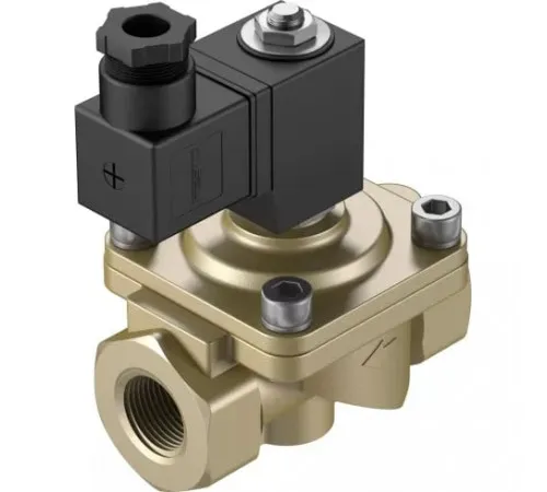 Клапан с электроуправлением Festo VZWF-B-L-M22C-G34-275-E-3AP4-6 Клапан с электроуправлением Festo VZWF-B-L-M22C-G34-275-E-3AP4-6