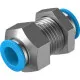 Муфта цанговая для панельного монтажа прямая Festo QSS-12-F