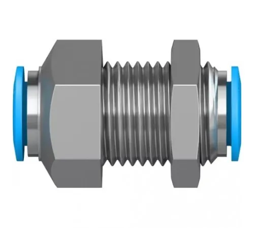 Муфта цанговая для панельного монтажа прямая Festo QSS-12-F Муфта цанговая для панельного монтажа прямая Festo QSS-12-F