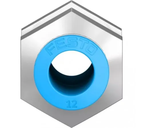 Муфта цанговая для панельного монтажа прямая Festo QSS-12-F Муфта цанговая для панельного монтажа прямая Festo QSS-12-F