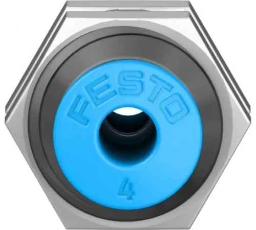 Муфта цанговая для панельного монтажа прямая Festo QSS-4 Муфта цанговая для панельного монтажа прямая Festo QSS-4
