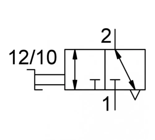 Отсечной клапан Festo HE-3A-3/8-QS-3/8-U