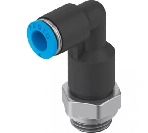 Штуцер цанговый угловой удлиненный Festo QSLL-G3/8-10 Штуцер цанговый угловой удлиненный Festo QSLL-G3/8-10