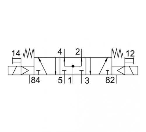 Распределитель с электромагнитным управлением Festo VUVS-L30-P53U-MD-G38-F8-1B2 Распределитель с электромагнитным управлением Festo VUVS-L30-P53U-MD-G38-F8-1B2