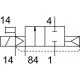 Распределитель с электромагнитным управлением Festo CPVSC1-M1HT-D-T-Q3C