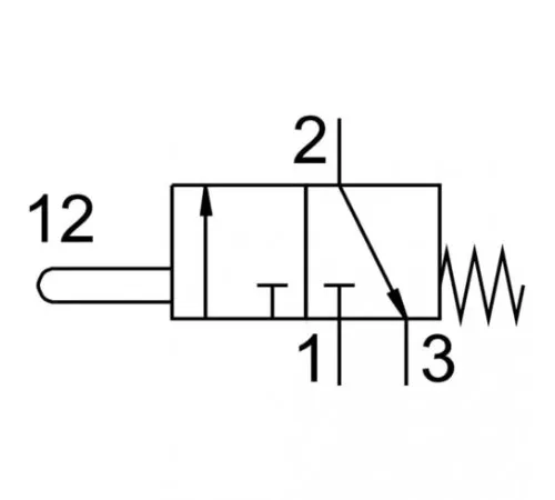 Нажимной распределитель Festo V-3-1/4-B Нажимной распределитель Festo V-3-1/4-B