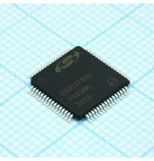 C8051F005-GQ, Микроконтроллер семейства 8051 32кБ Флэш-память 64TQFP