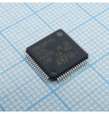 STM32F446RET6, Микроконтроллер STM 32-бит ядро ARM Cortex M4 RISC 512кБ Флэш-память 2.5В/3.3В медицинского применения 64-Pin LQFP лоток