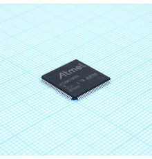 ATSAMC21N18A-ANT, Микроконтроллер Microchip ядро ARM CORTEX-M0+ 48МГц TQFP-100