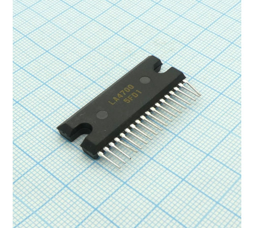 LA4700, УHЧ 2x12Вт BTL (13.2В/4 Ом), 50дБ LA4700, УHЧ 2x12Вт BTL (13.2В/4 Ом), 50дБ
