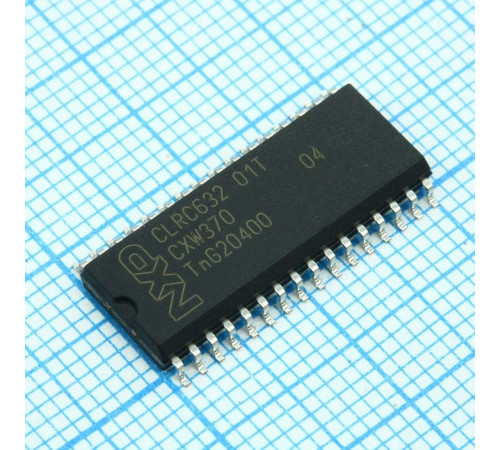 CLRC63201T/0FE,112, RFID-приемопередатчик 13.56МГц 32-Pin SO CLRC63201T/0FE,112, RFID-приемопередатчик 13.56МГц 32-Pin SO