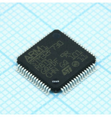 STM32F730R8T6, Микроконтроллер STM 32-бит ядро ARM Cortex M7 RISC 64кБ Флэш-память электропитание 3.3В 64-Pin LQFP лоток