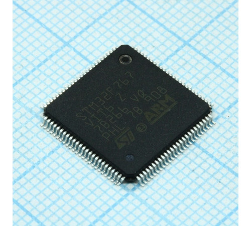 STM32F767VIT6, Микроконтроллер STM 32-бит 2МБ Флэш-память 512кБ ОЗУ 216МГц LQFP-100 STM32F767VIT6, Микроконтроллер STM 32-бит 2МБ Флэш-память 512кБ ОЗУ 216МГц LQFP-100