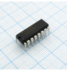74AC175PC, Триггер D-типа х 4 с общим сбросом, прямыми и инверсными выходами КМОП кристалл,