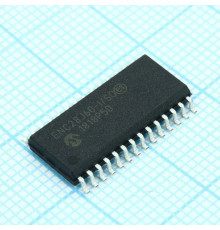 ENC28J60-I/SO, Контроллер Ethernet 10МБит с интерфейсом управления SPI -40...+85С