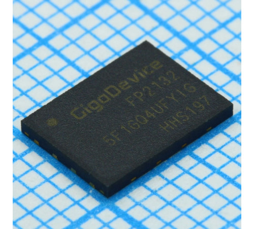 GD5F1GQ4UFYIGR, Флэш-память архитектура NAND 1ГБ (128M x 8) шина SPI - счетверенный порт ввода-вывода 120МГц 8-WSON (6x8) GD5F1GQ4UFYIGR, Флэш-память архитектура NAND 1ГБ (128M x 8) шина SPI - счетверенный порт ввода-вывода 120МГц 8-WSON (6x8)