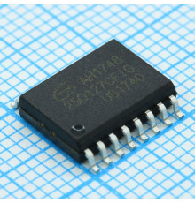 GD25Q127CFIGR, Флэш-память архитектура NOR 128Мб (16M x 8) шина SPI счетверенный порт 104МГц [SOP-16]