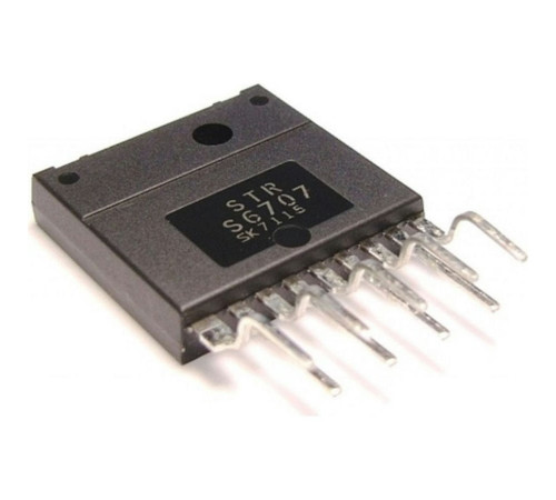 STRS6707, ШИМ-контроллер со встроенным ключом, 850В/6А 140Вт STRS6707, ШИМ-контроллер со встроенным ключом, 850В/6А 140Вт