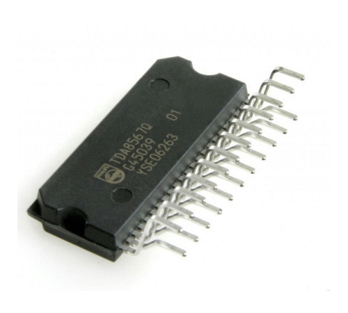 TDA8568Q, УНЧ  4x25Вт (14.4В/4 Ом) 40дБ