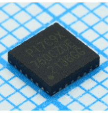 PI7C9X760CZDEX, Интерфейс шин I2C/SPI в UART мостовой контроллер 64-бит TX/RX FIFOs 24-Pin TQFN лента на катушке