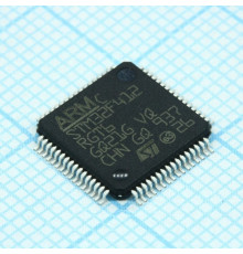 STM32F412RGT6, Микроконтроллер STM 32-бит ядро ARM Cortex M4 RISC 1МБ Флэш-память электропитание 3.3В 64-Pin LQFP лоток
