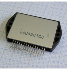 STK4042 II, УНЧ 80Вт (2x45В/8 Ом), THD<0.4%
